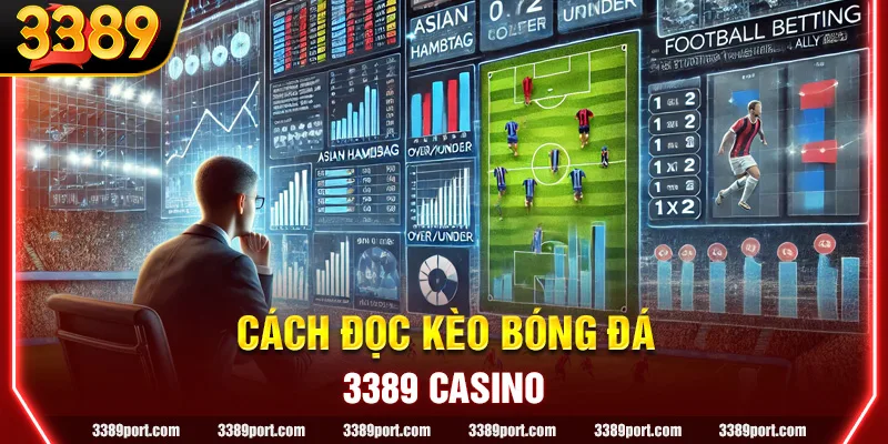 Cách đọc kèo bóng đá 3389, phân tích đa dạng loại cược