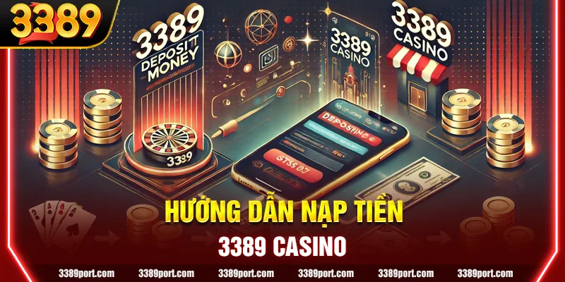Hướng dẫn nạp tiền 3389 Casino: Cách nạp nhanh – an toàn – hiệu quả
