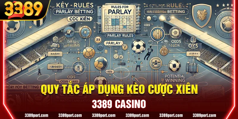 Quy tắc áp dụng đối với cách chơi kèo cược xiên trong bóng đá