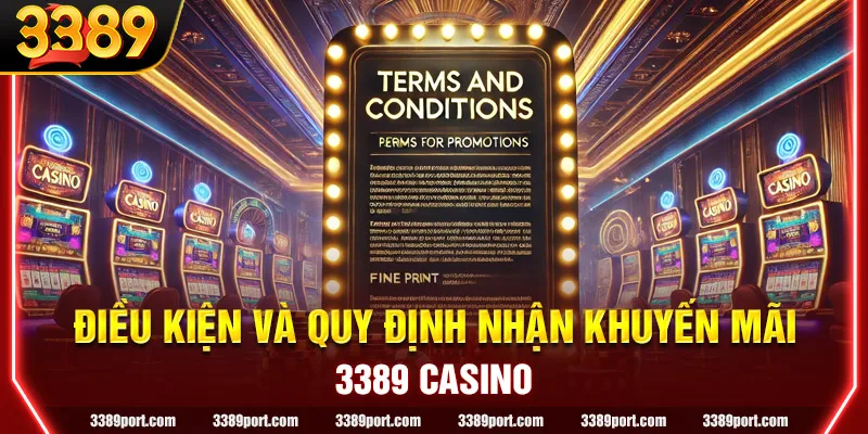 Điều Kiện và Quy Định nhận khuyến mãi tại nhà cái 3389